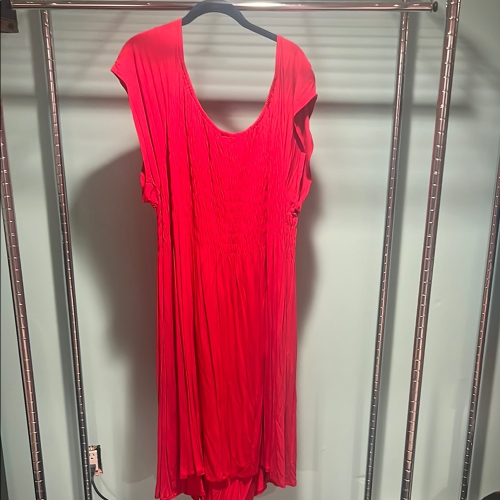Elegant Red Women's Dress